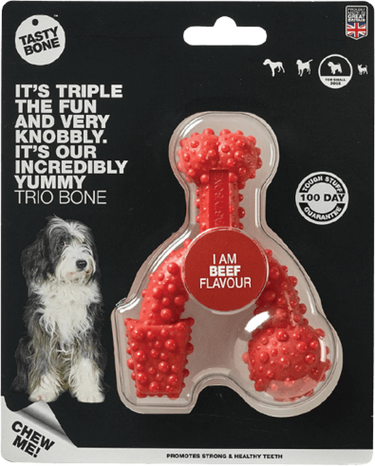 TastyBone Nylon Trio Small Dog - Beef